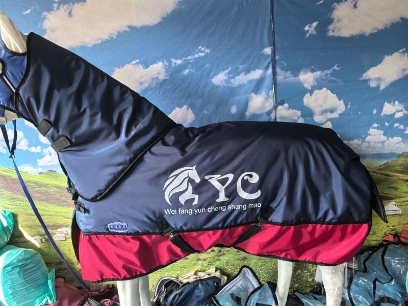 Winter Horse Clothing With Cotton And Warm Oxford Fabric Waterproof And Carousel 1