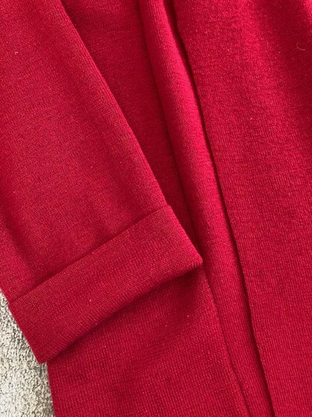 Elegant Long Woollen Cardigan62934725581570111
