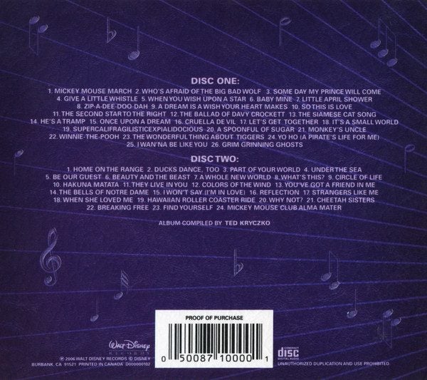DISNEY MUSIC BEHIND THE MAGIC 2CD SET Carousel 1