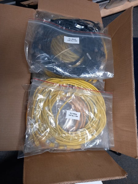 Job Lot - Network Cables (149 Total) Carousel 1