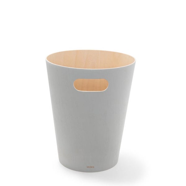 Umbra Woodrow Trash Can (7.5L) Grey Carousel 2