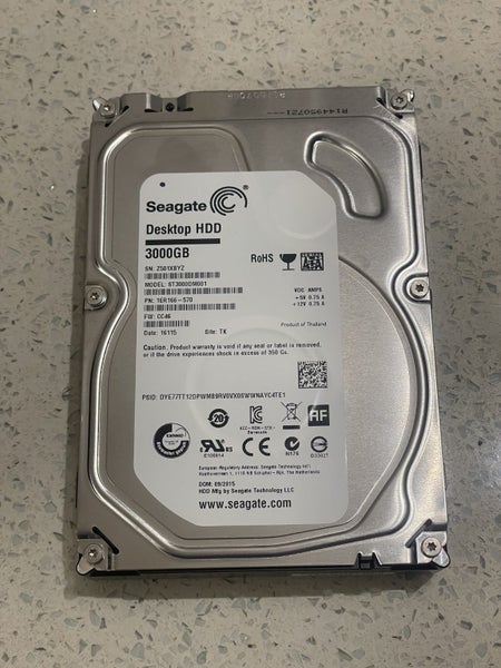 Seagate Barracuda 3TB 3.5" HDD – ST3000DM001 – Good Condition Carousel 1