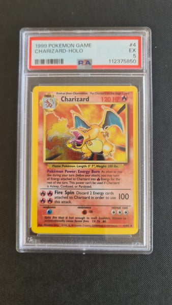 $1 Reserve... Base Set Charizard PSA5628638512354571112
