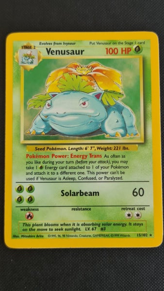 $1 Reserve... Base Set Venusaur Carousel 1