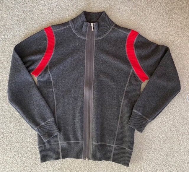 Wool Blend Zip Front Cardigan62934725587457118