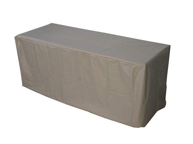 Slatted Aluminium Gas Fire Table 144cm x 55cm Carousel 3