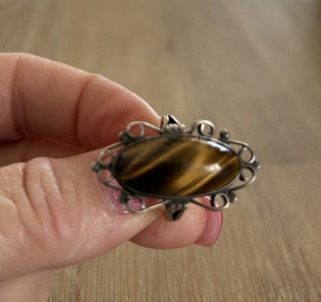 Tiger Eye vintage ring62854316035458111