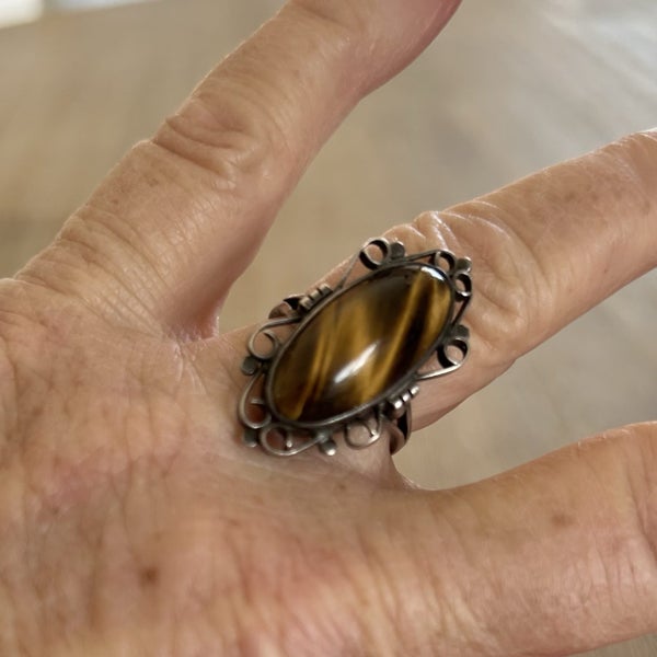 Tiger Eye vintage ring62854316035458119