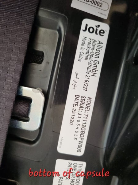 Joie Capsule and Isofix Base Carousel 3