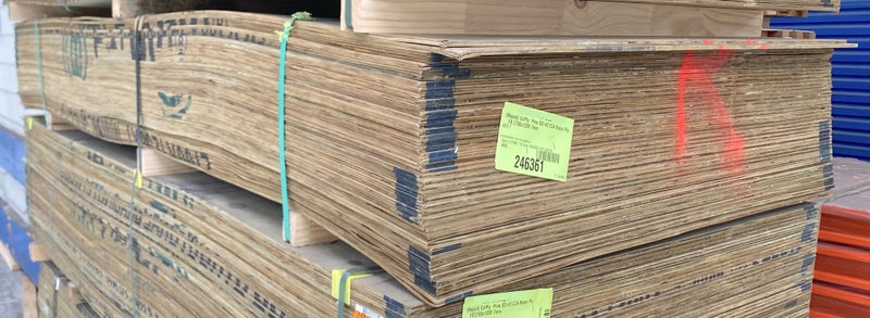 BRACE PLY, DD GRADE, 2700 x 1200 x 7mm, H3.2, REJECTS - 43 SHEETS - TBT1829 Carousel 1