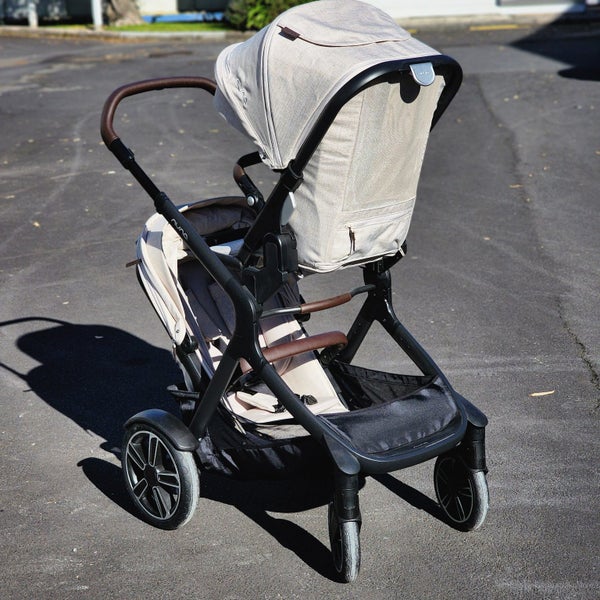 NUNA Demi Next Stroller with Sibling Seat - Biscotti62854322190593111