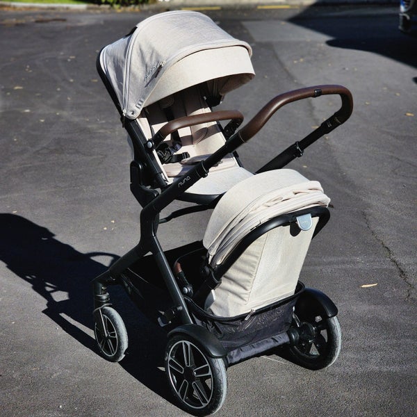 NUNA Demi Next Stroller with Sibling Seat - Biscotti62854322190593112
