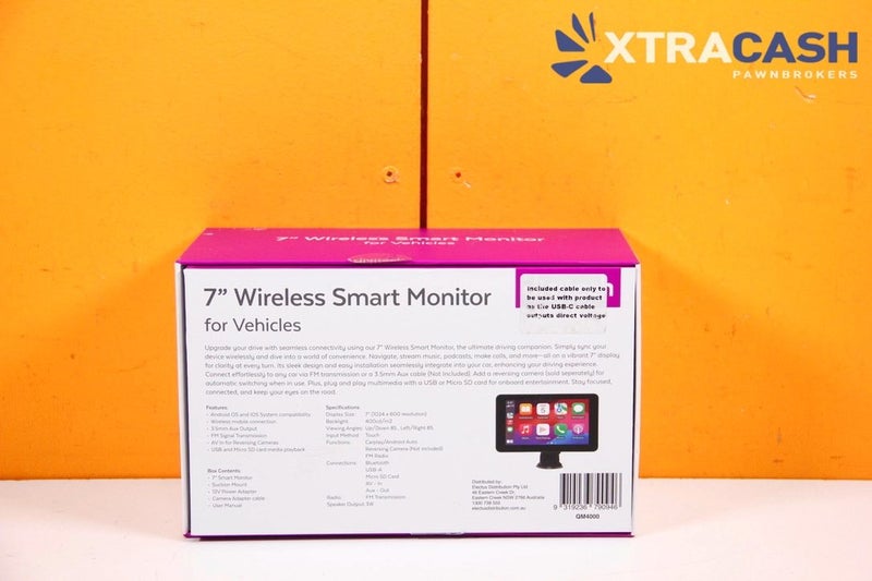 Digitech 7" Wireless Smart Monitor for Vehicles- touchscreen Carousel 2