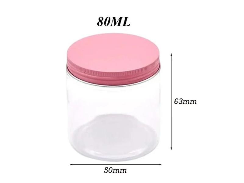 20Pcs Storage Jars With Lids Aluminum Round Canister Empty Plastic Cosmetic Carousel 1