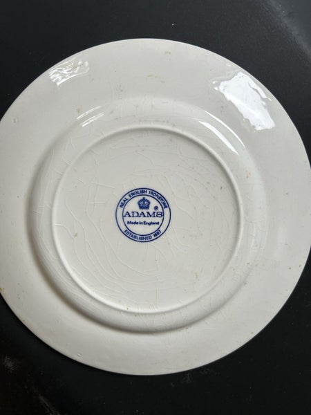 Adams plate with clock design62863214693121111