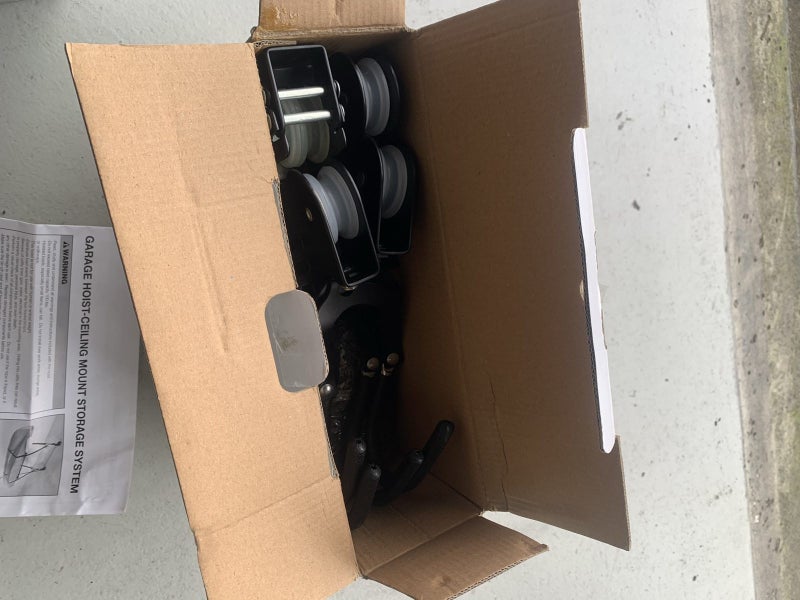 Bicycle & canoe lift ceiling mount 2X62863239582849114