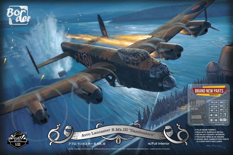Border Model 1/32 Avro Lancaster B. Mk.III "Dambusters" - Full Interior (BF-011)64210308583809110