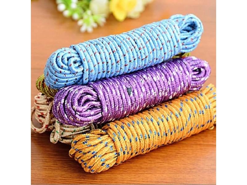 10M Clothesline Clothes Drying Rope Portable Travel Clothesline For Outdoor Carousel 1