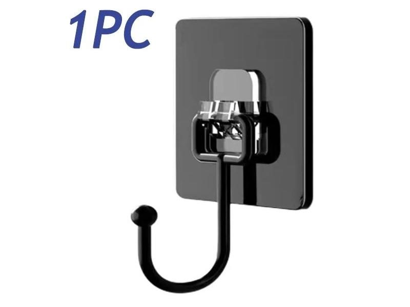 Self Adhesive Hooks Rotating Waterproof Seamless Strong Sticker Holder Wall Carousel 1