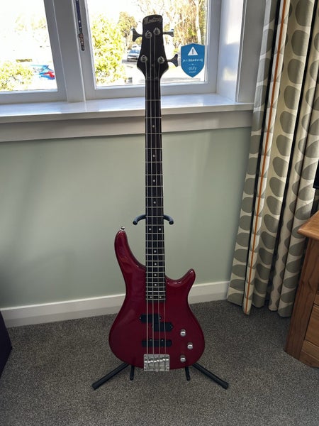 Monterey 4 String Bass Guitar (with stand, case and lead)62863234939907118