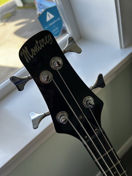 Monterey 4 String Bass Guitar (with stand, case and lead)62863234939907111