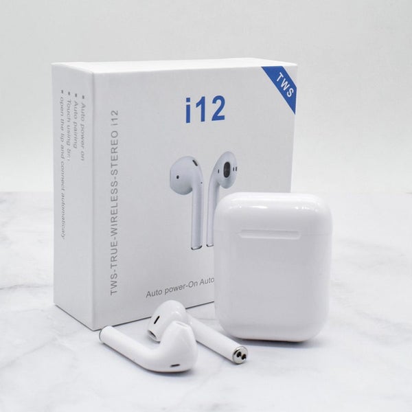 i12 TWS Wireless Bluetooth Earbuds HiFi Sound TouchControl Portable ChargingCase62938585873283119