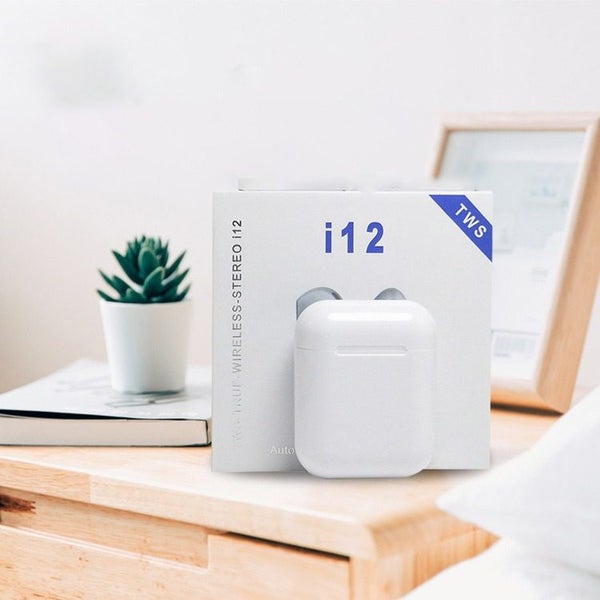i12 TWS Wireless Bluetooth Earbuds HiFi Sound TouchControl Portable ChargingCase62938585873283113