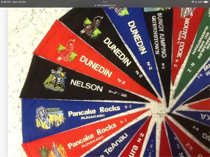 MASSIVE CAR FLAG COLLECTION 20 x Felt Aerial Flags Big Bulk Lot Cheap Pennants62982322622337112