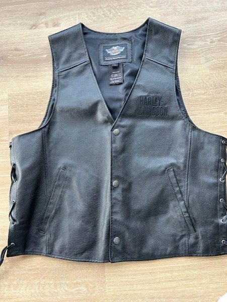 Harley Davidson Leather Vest628632205576991118