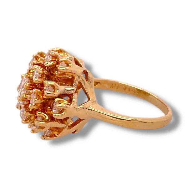 DIAMOND 1.00CTS RING IN 5.3GMS 9CT YELLOW GOLD Carousel 1