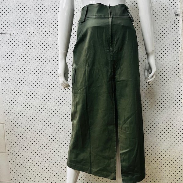 WITH CONSIDERATION / soho midi skirt in khaki / XL / new with tags / $280rrp Carousel 17