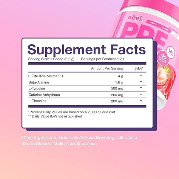 Obvi Pre Workout For Woman + FREE Detox Carousel 3