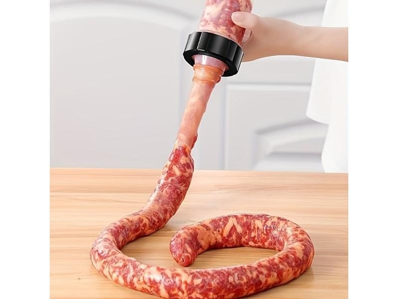 Hot Sale Manual Sausage Filling Machine Meat Stuffer Filler Salami Make Sausage Carousel 1