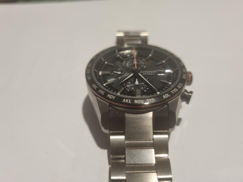 Citizen Attesa Black Dial Super Titanium62863852664833112
