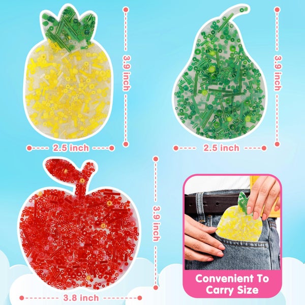 Picky Pad Skin Picking Fidget Toy Apple Picking Pad Silicone Picking Fidget Carousel 3