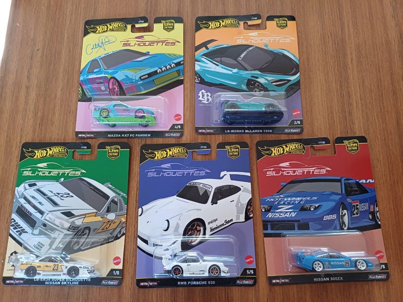 Hot Wheels Super Silhouettes 2 set of 5628632407441941126