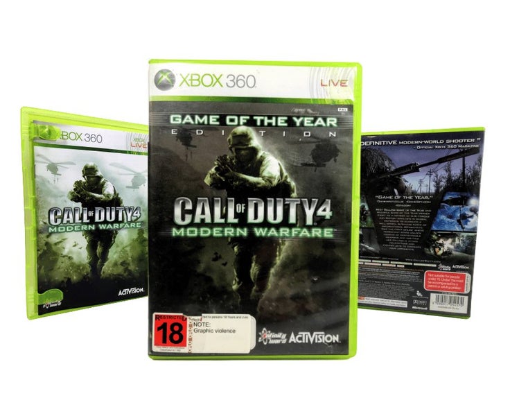Call of Duty 4 Modern Warfare GAME OF THE YEAR EDITION (Xbox 360) *EXCELLENT ... Carousel 1