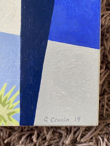 'Visiting Frida Kahlo' Acrylic on Canvas by Gillian Cronin62854320335234114