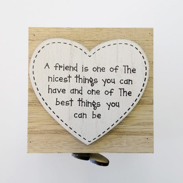 Heart Styled Box - 'A Friend Is...' Carousel 2