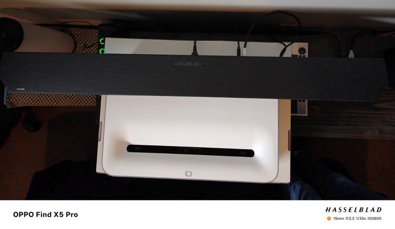 Vava 4K Ultra Short Throw Laser Projector,with Sound bar/And Apple TV Box.62863223923201111