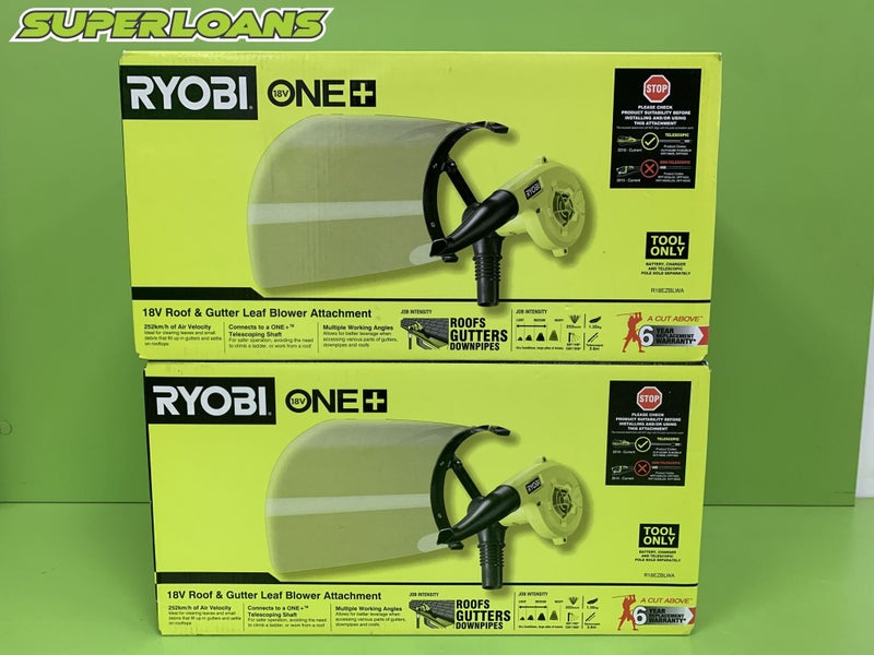 ** BRAND NEW 2X RYOBI ROOF & GUTTER LEAF BLOWERS ** Carousel 1
