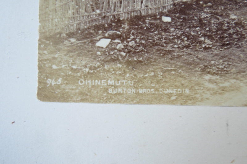 A RARE Burton Bros Photo-Ohinemutu-Pah Carousel 3