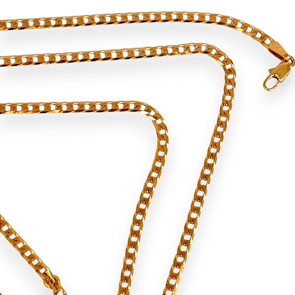 9K Gold As New 70cm Sleek Link Curb Chain. R # 75062938586094595111
