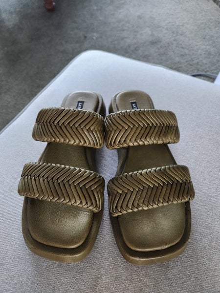 La tribe - Double strap braided slide (retail $300)62938591478147111