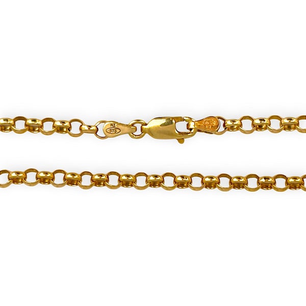 9K Gold NZ Eterna 46cm Round Belcher Chain. R # 76562938586101250112