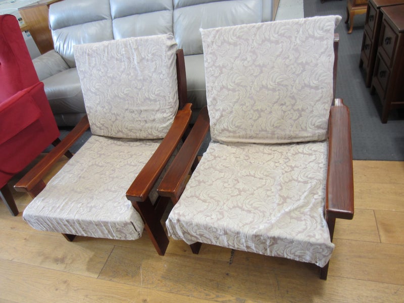 Pair of Mid Century Morgan Armchairs Carousel 2