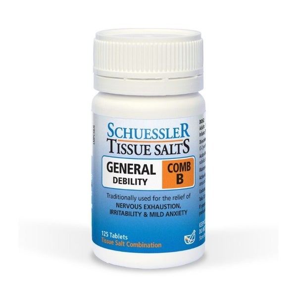 Schuessler Tissue Salts Combination B 125 Tablets Carousel 1