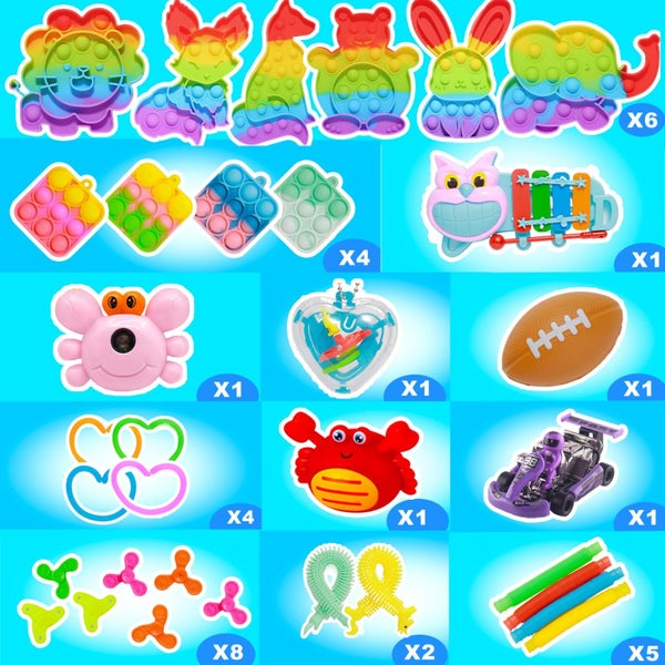 120 Pcs Kids Party Favors Stocking Stuffers Gifts Fidgets Toys Pack Bulk Toys fo Carousel 2
