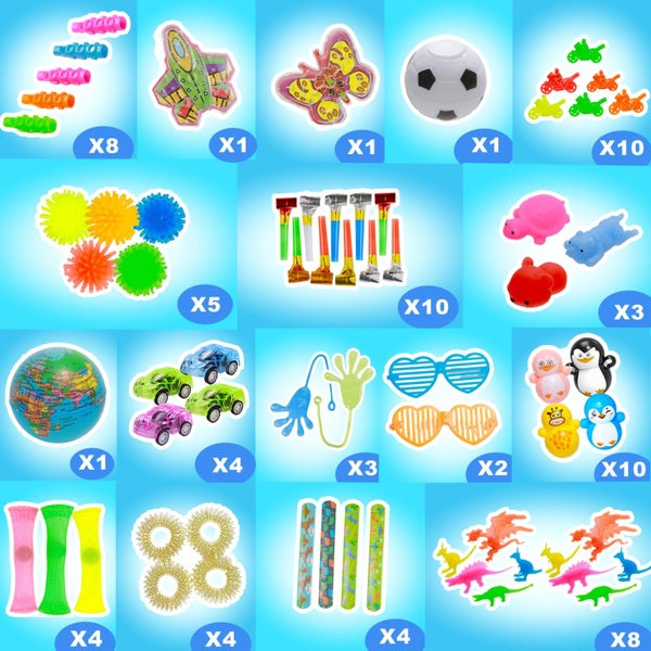 120 Pcs Kids Party Favors Stocking Stuffers Gifts Fidgets Toys Pack Bulk Toys fo Carousel 3