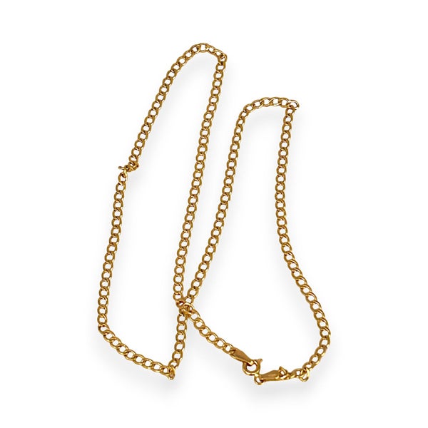 18K Gold As New 45cm Linea Cable Link Chain. R # 776629385860673311129